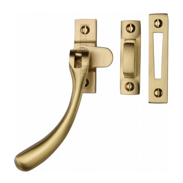 V1008 MP/HP-SB • Satin Brass • Heritage Brass Bulb End Casement Fastener